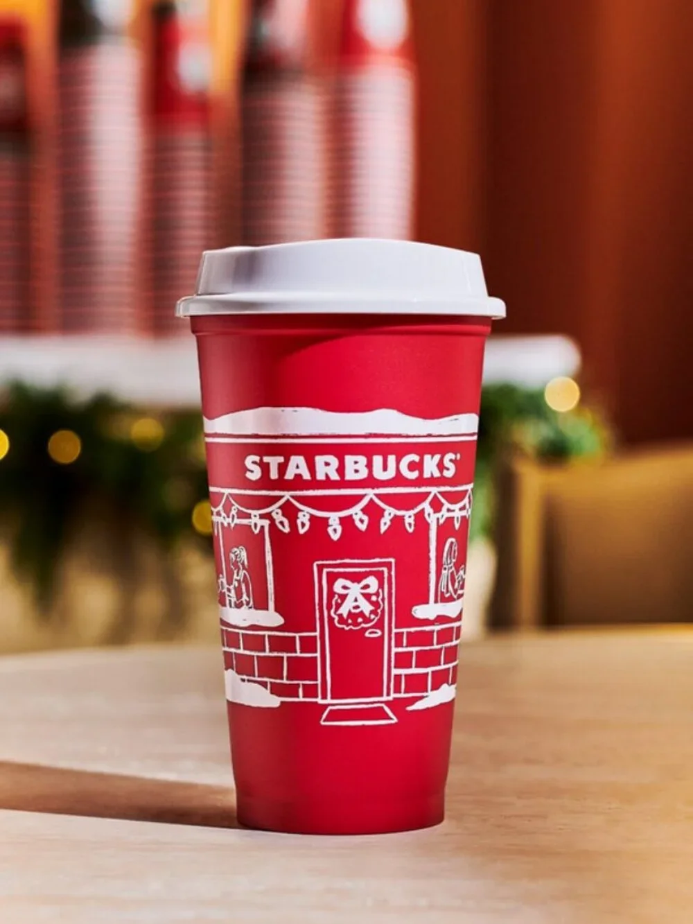 Lot of 20 Starbucks Red Cup Day Christmas Plastic Reusable Cup w/ Lids 2025 16oz